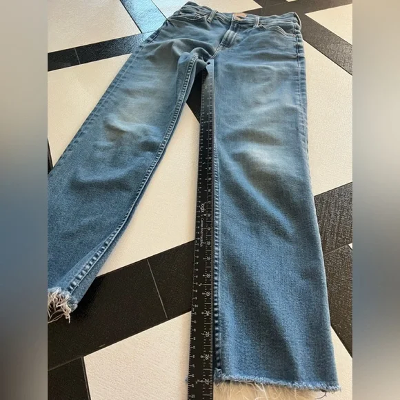 MOTHER Mid Rise Rider Flood Fray - Picture 9 of 10